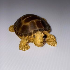 Vintage Stone Critters Turtle Made In The USA